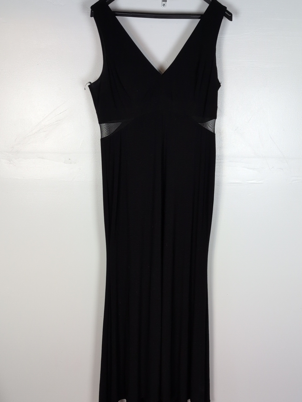 X by Xscape Evening Gown with Illusion Mesh Cutouts